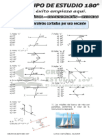 Rectas Paralelas Cortadas Por Una Secante