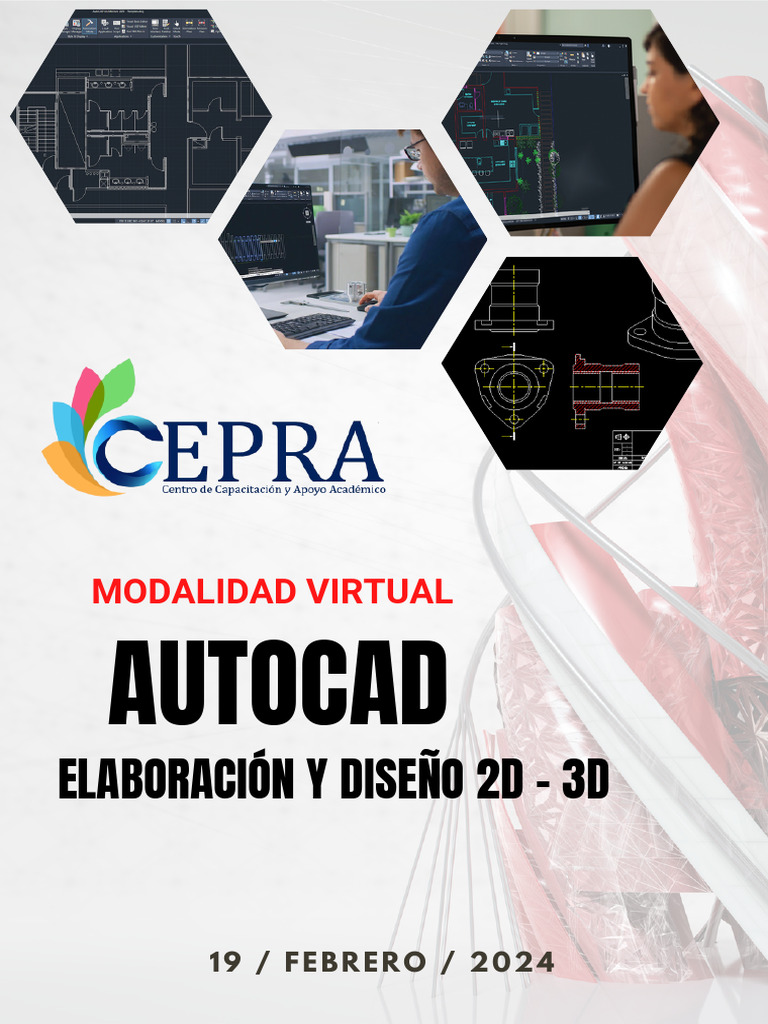 Curso AutoCAD 2D y 3D Virtual | PDF | Cad automático | Diseño