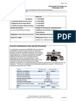 Plan de Contigencia para Una Rectificadora