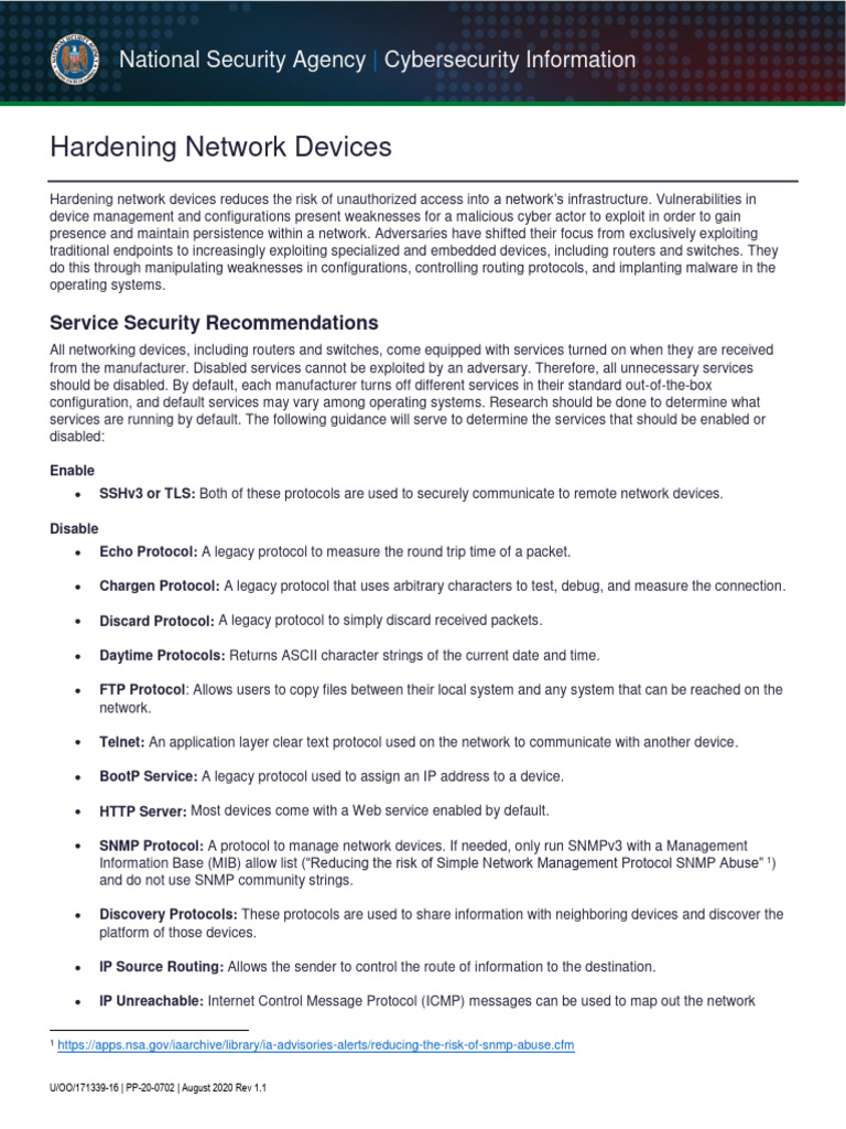 Hardening Network Devices PDF