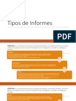 Tipos de Informes