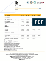 Shivalik-Fee Structure