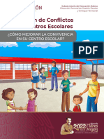 Resolución de Conflictos en los Centros Escolares. SEP. 2022