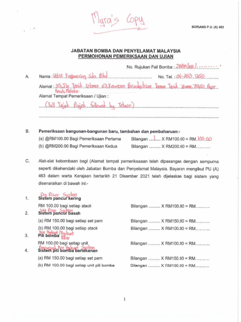 Borang Pu A Manual Pdf