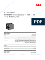 BC7-30-01-P-16 Mini Contactor 48 V DC - 3 NO - 0 NC - Soldering Pins