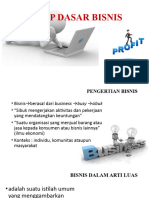 5 KONSEP DASAR BISNIS PPTX