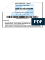 Transaction - Number - Slip SOLIVA, MARY JANE