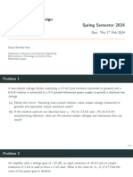 Advanced VLSI Design MEL G623 Spring Semester 2024: Tutorial 02 Due: Thu 1 Feb 2024