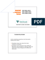 Materi QHSE Integrated Management System QHSE Veritrust