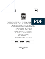 Ppad Kota Ke-1 Matematika Paket B 2023 - 2024