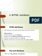 HTML Atrributes