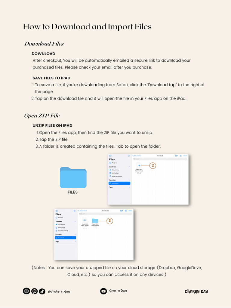 02 - How To Download & Import Files | PDF | Computer File | Ios