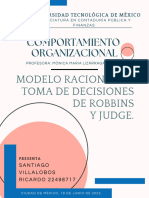 Modelo Racional de Toma de Decisiones de Robbin y Judge