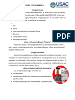 Investigación Energía Primaria y Energía Secundaria