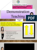 Demonstration Teaching Grade 5 (Inset)