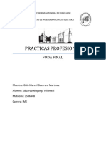 Practicas Profesionales: Foda Final