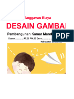 RAB Dan Gambar Desain Kamar Mandi PAUD