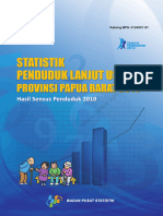 Statistik Pemuda Provinsi Papua Barat 2010-Hasil Sensus Penduduk 2010