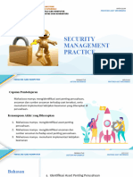 Topic 10 Security Management Practice