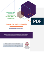 Antología Formación Sociocultural Iv Utcam-Academia