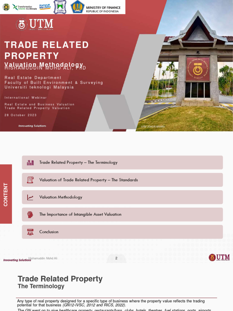 Trade Related Property Valuation Methodology Xtended PDF