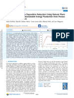 Investigation On Wax Deposition Reduction Using Natural Plant Based Additives For Sustainable Energy