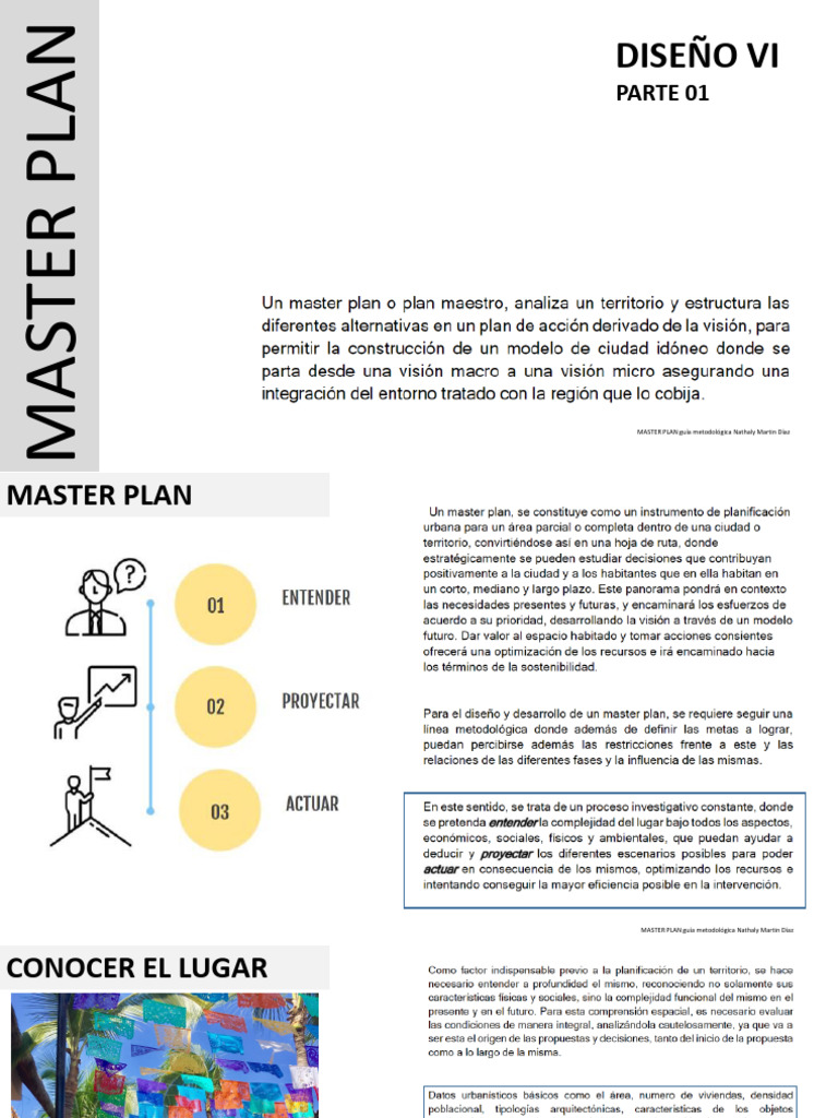 Guía Metodológica del Master Plan | PDF