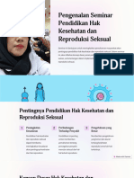 Pengenalan Seminar Pendidikan Hak Kesehatan Dan Reproduksi Seksual