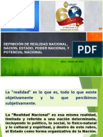 Realidad Nacional Del Perú - Primera Clase