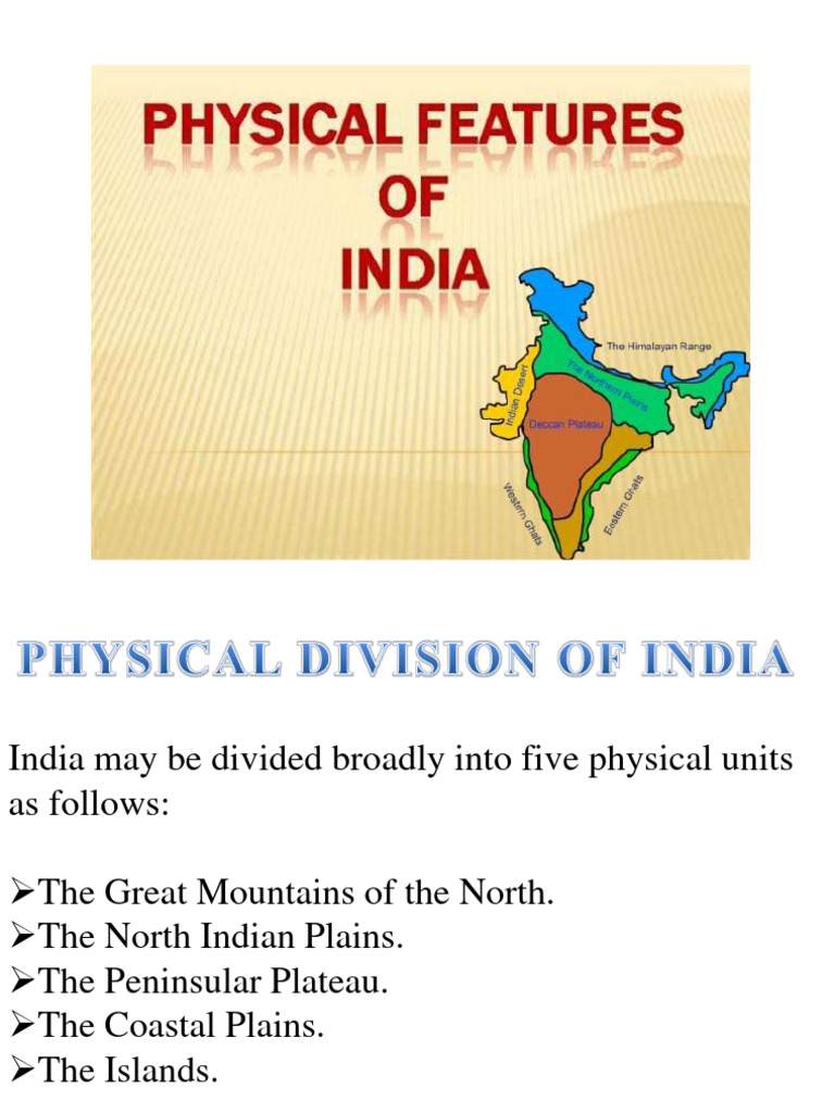 Physical Divisions and Lakes of India | PDF | Himalayas | Earth Sciences
