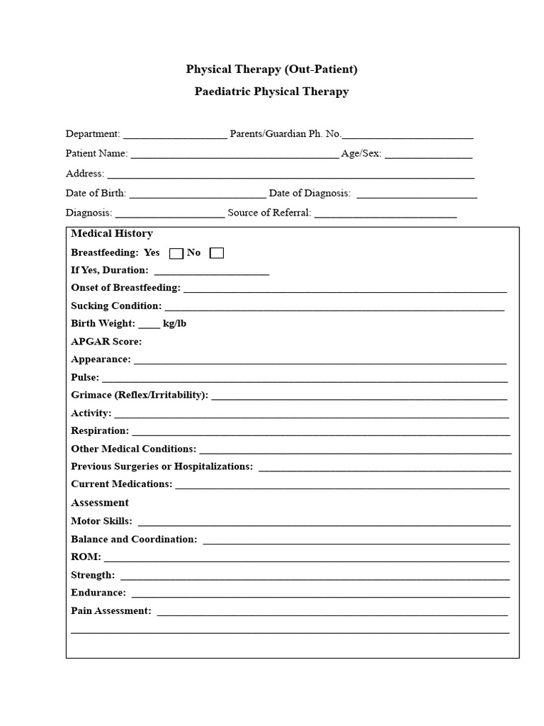 Paeds AF | PDF | Physical Therapy | Prenatal Development