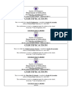 Students Certification