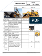 Loader Safety Checklist