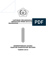 Form, Laporan Kegiatan PPDB 2015-2016