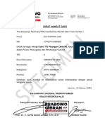 Specimen Surat Mandat Saksi - Prabowo Gibran