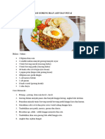 Resep Nasi Goreng Ikan Asin Dan Petai