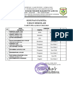 Susunan Panitia US SDN Kaliboto Lor 2022-2023 