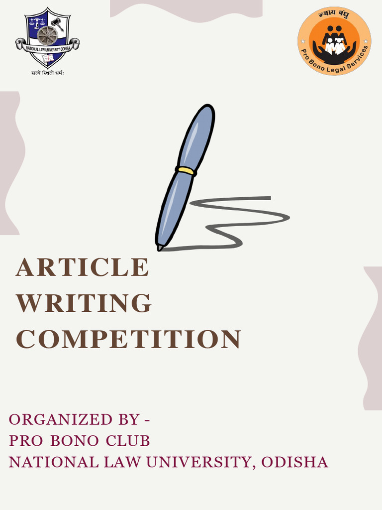 Article Writing Competition 26th Feb 524203 | PDF | Justice | Crime ...