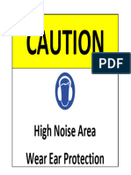 High Noise Area