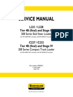 New Holland 200 Series L221 L228 Tier 4B (Final) and Stage IV & C227 C232 Tier 4B (Final) and Stage IV Service Manual EU