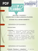 4 Definition of Planning