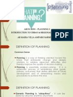 4 Definition of Planning
