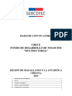 Bases de Convocatoria Crece 2023 - Magallanes - Multisectorial