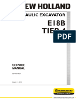 New Holland E18B TIER 4 Hydraulic Excavator Service Repair Manual
