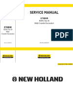 New Holland E70BSR ROPS Tier III Midi Crawler Excavator Service Repair Manual