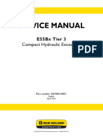 New Holland E55Bx Tier 3 Compact Hydraulic Excavator Service Repair Manual