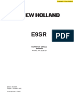 New Holland E9SR Mini Crawler Excavator Service Repair Wokshop Manual