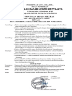 SURAT Keputusan Kepala Sekolah Tentang Koordinator Ektrakurikuler