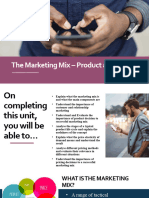 The Marketing Mix - Product and Place