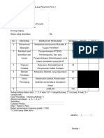 Form Penilaian 1 Dan Form Alasan Penolakan Form 2